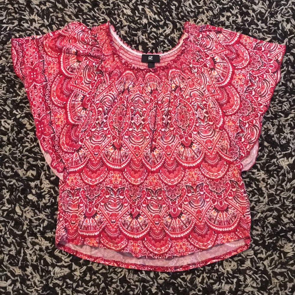 IZ Byer—Wide Sleeve Blouse